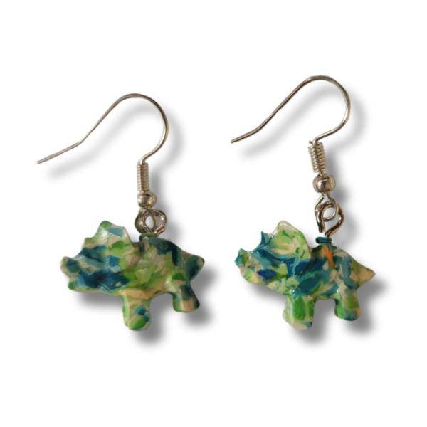 Triceratops Earrings - Image 4