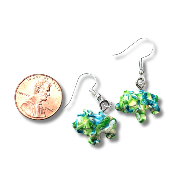 Triceratops Earrings - Image 3